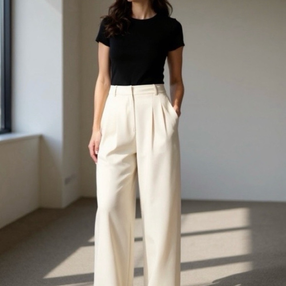 NWT French Connection Wide Leg Trouser SZ Small